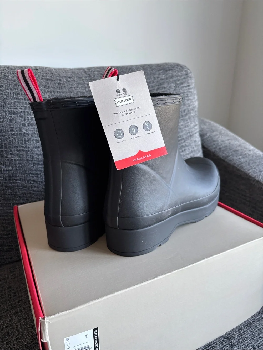 Hunter Men Play Short Sherpa Insulated Boots